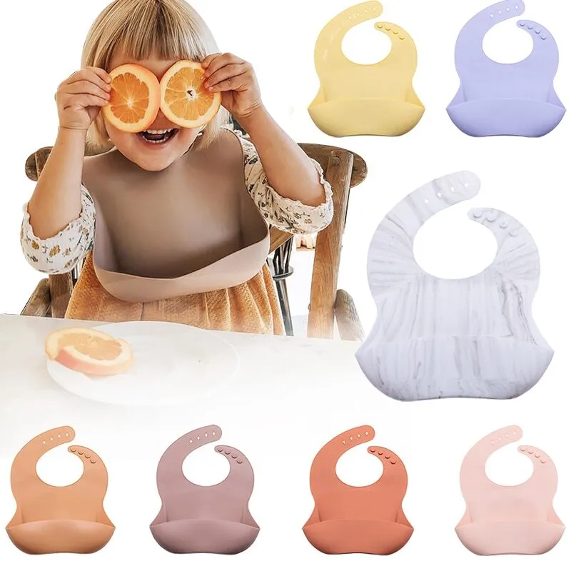 product_bibs Силіконовий нагрудник для прикорму з глибокою кишенею (однотонний) : Колір нагрудника - Бебі блю, Бежевий, Блакитний пастельний, Блакитний, Блаш, Гірчиця, Зірочки, Кремовий, Лаванда, М'ятний, Рожевий кварц, Сірий, Червоний