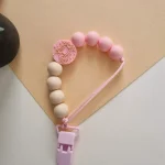 Силіконовий тримач для пустушки Standart «Зодіак» (Rose quartz) : -